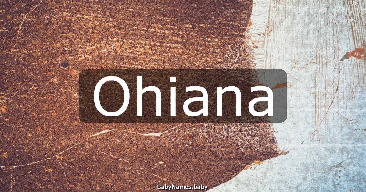 Ohiana