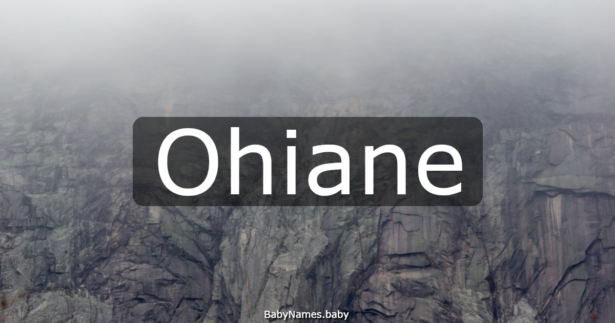 Ohiane