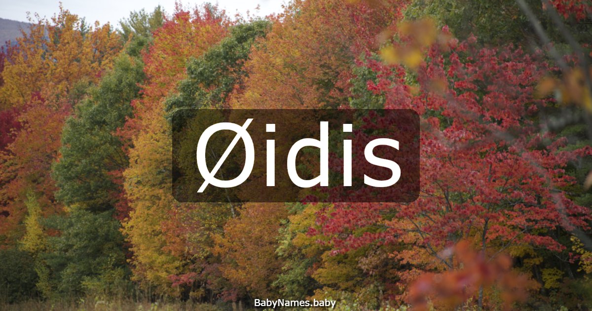Øidis