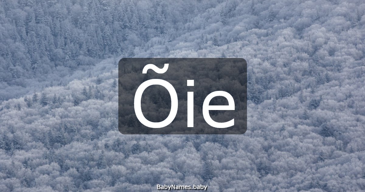 Õie