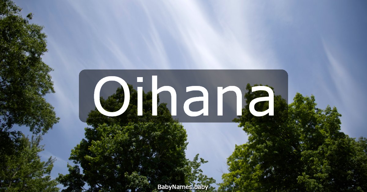 Oihana