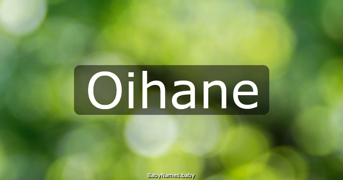 Oihane