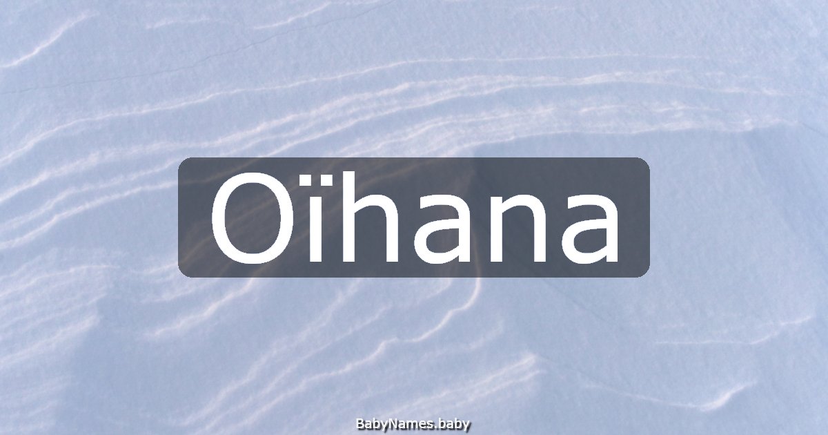 Oïhana
