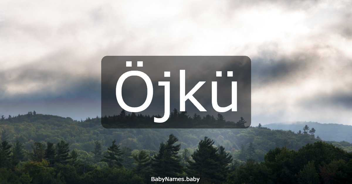 Öjkü