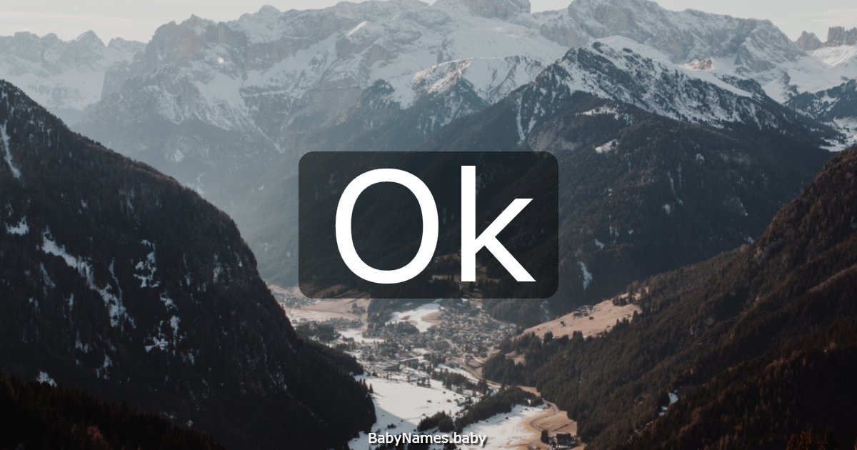 Ok