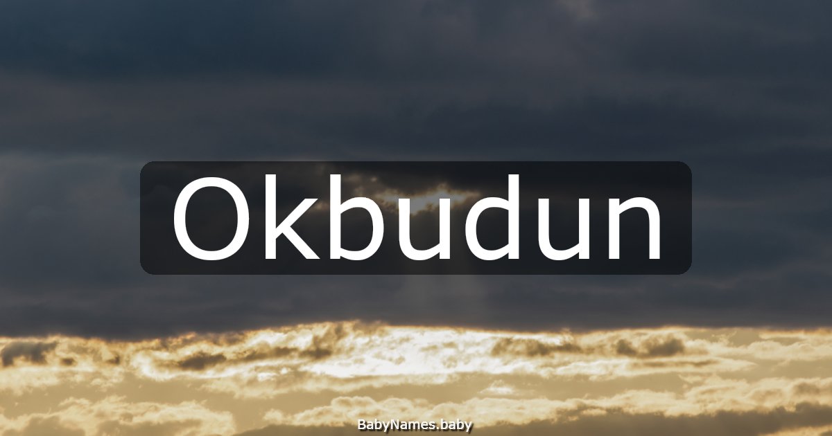 Okbudun