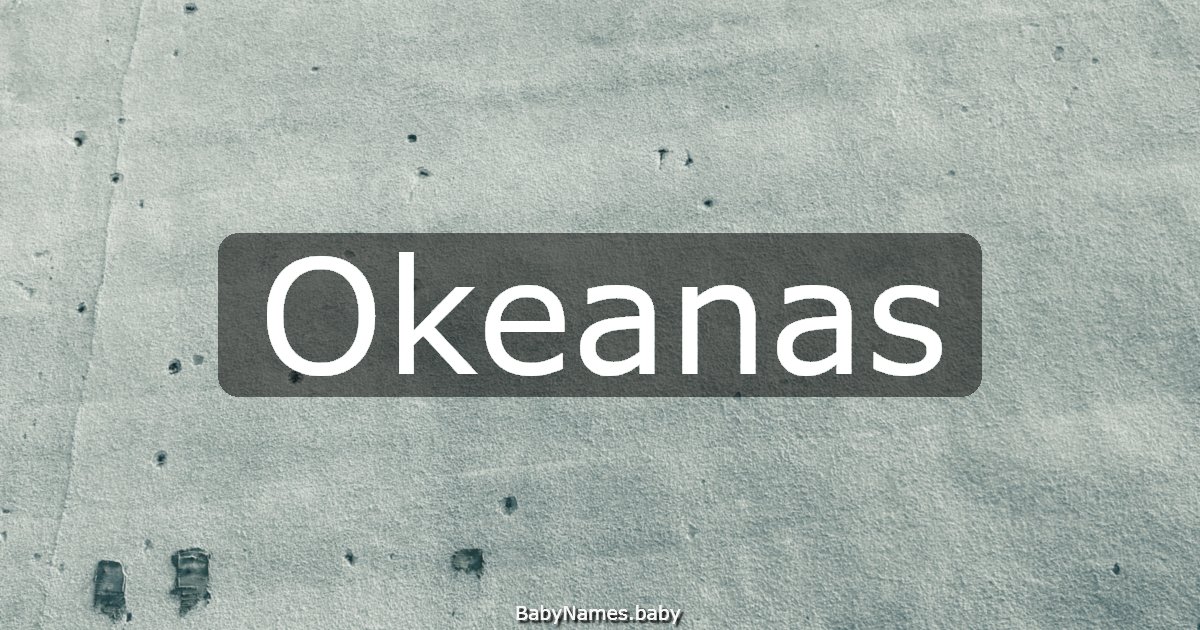 Okeanas