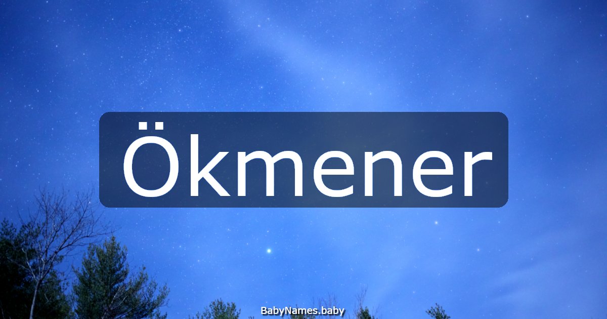 Ökmener