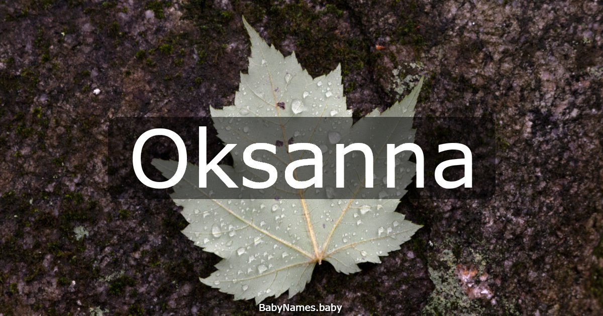 Oksanna