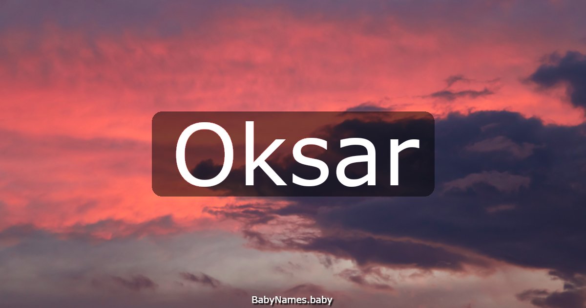 Oksar
