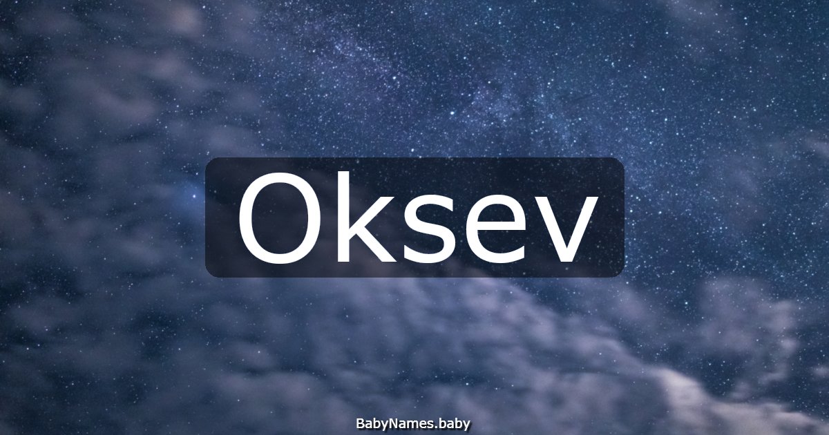 Oksev