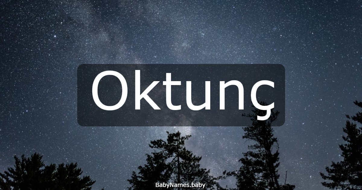 Oktunç