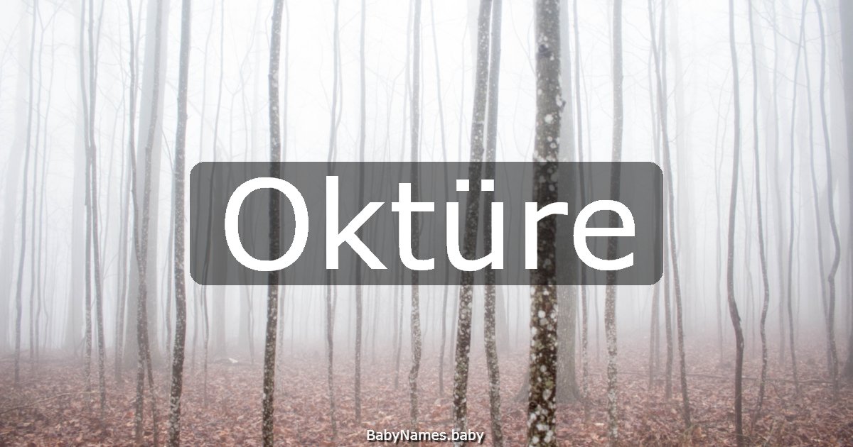 Oktüre