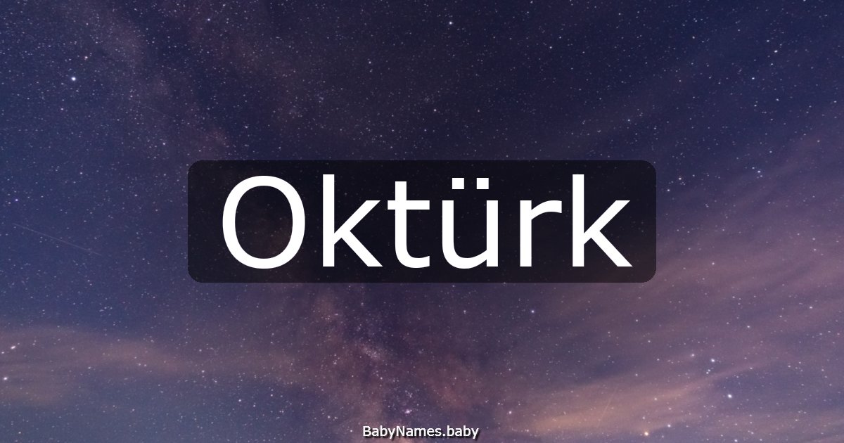 Oktürk