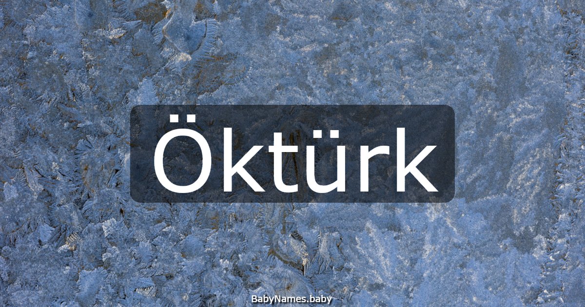 Öktürk