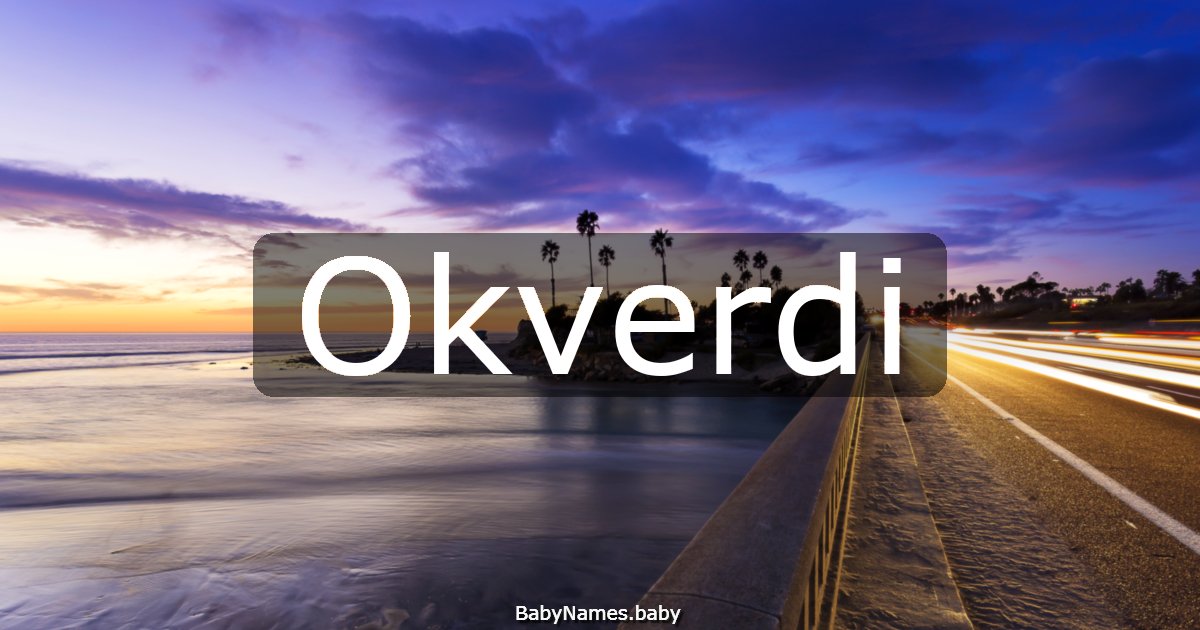 Okverdi