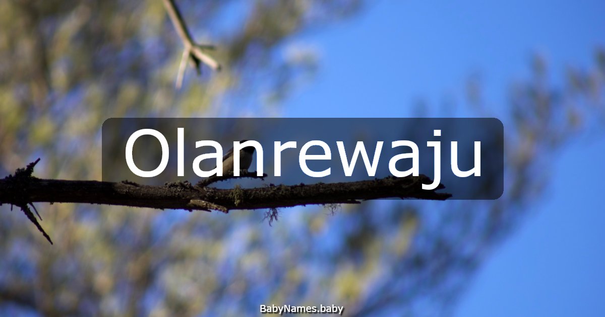 Olanrewaju