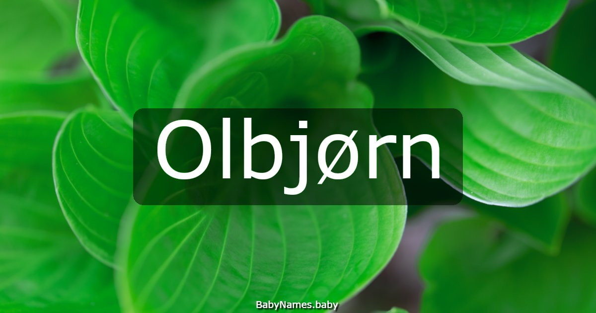 Olbjørn