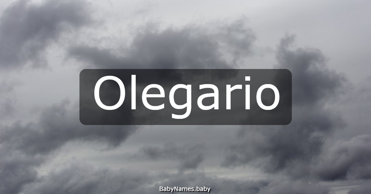 Olegario