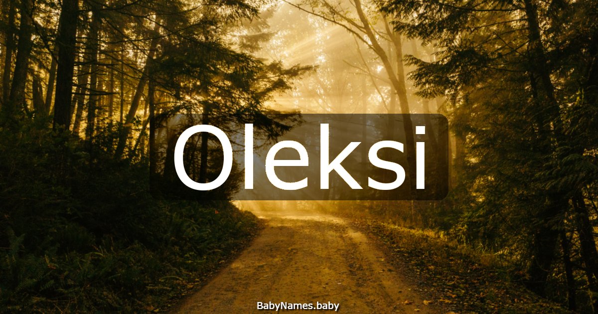 Oleksi