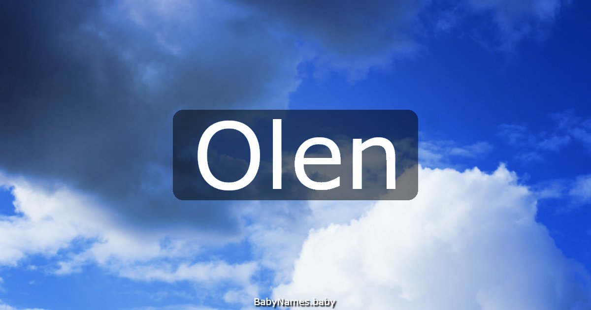 Olen