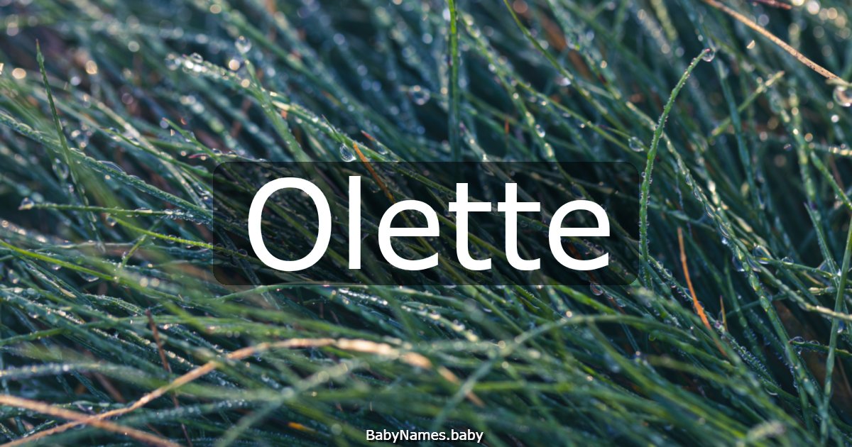 Olette
