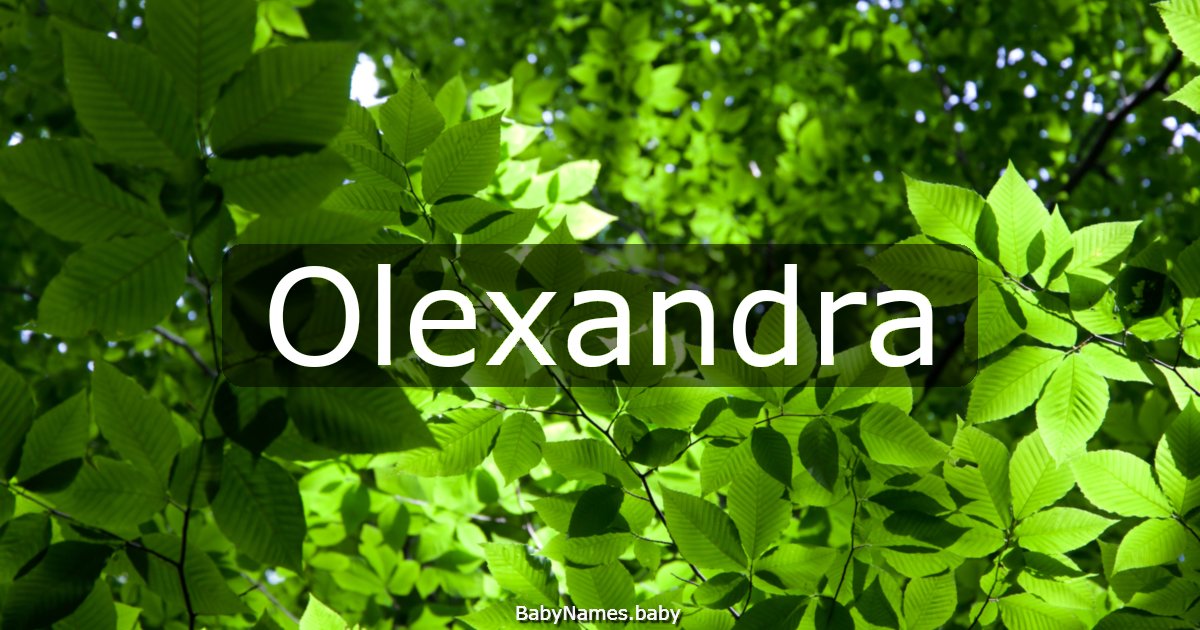 Olexandra