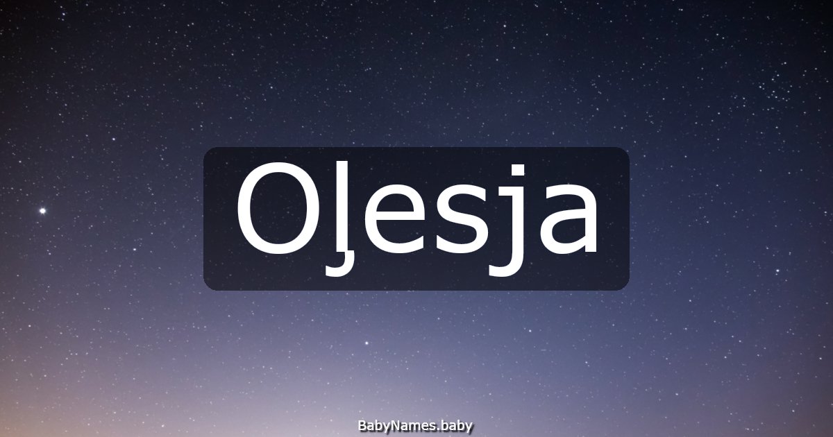 Oļesja