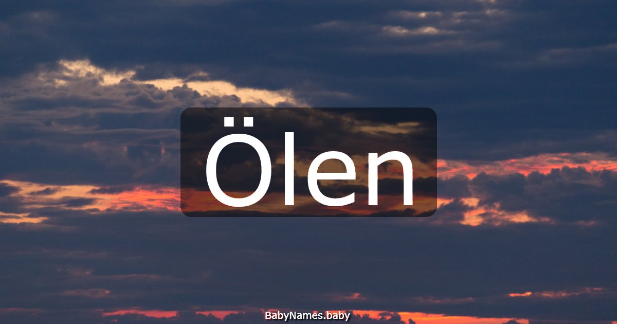 Ölen