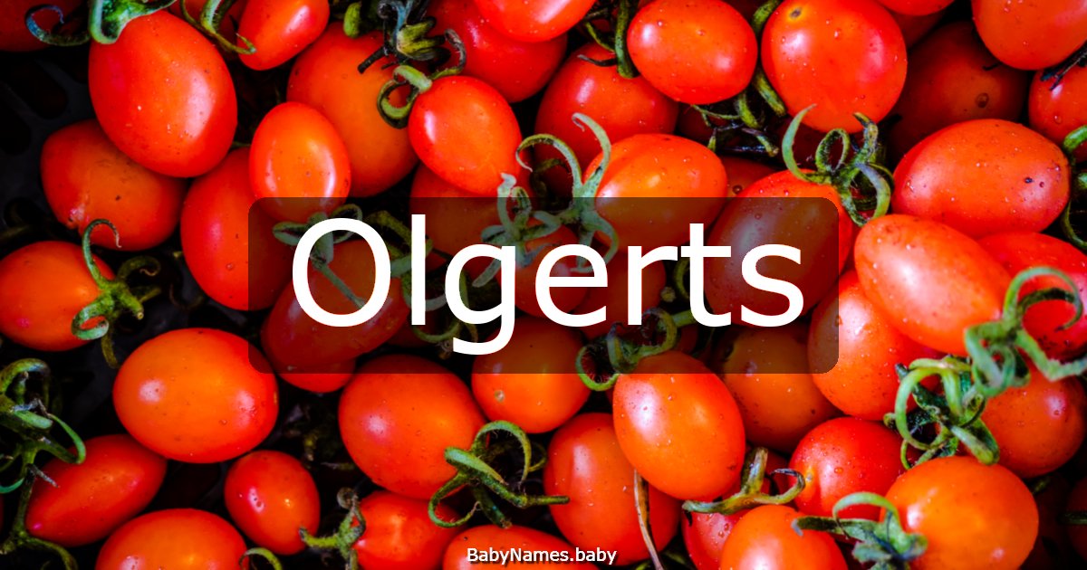 Olgerts