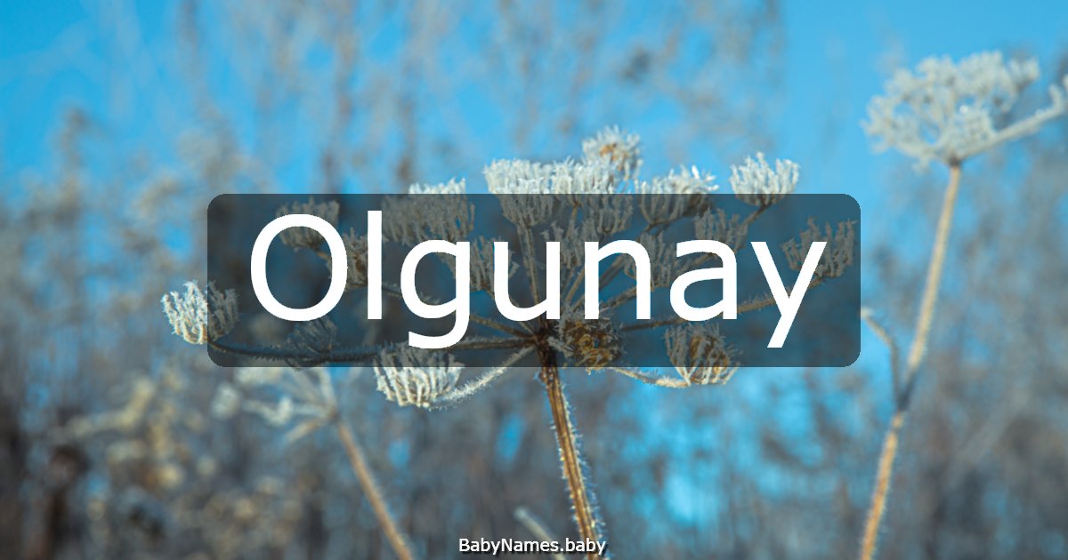 Olgunay