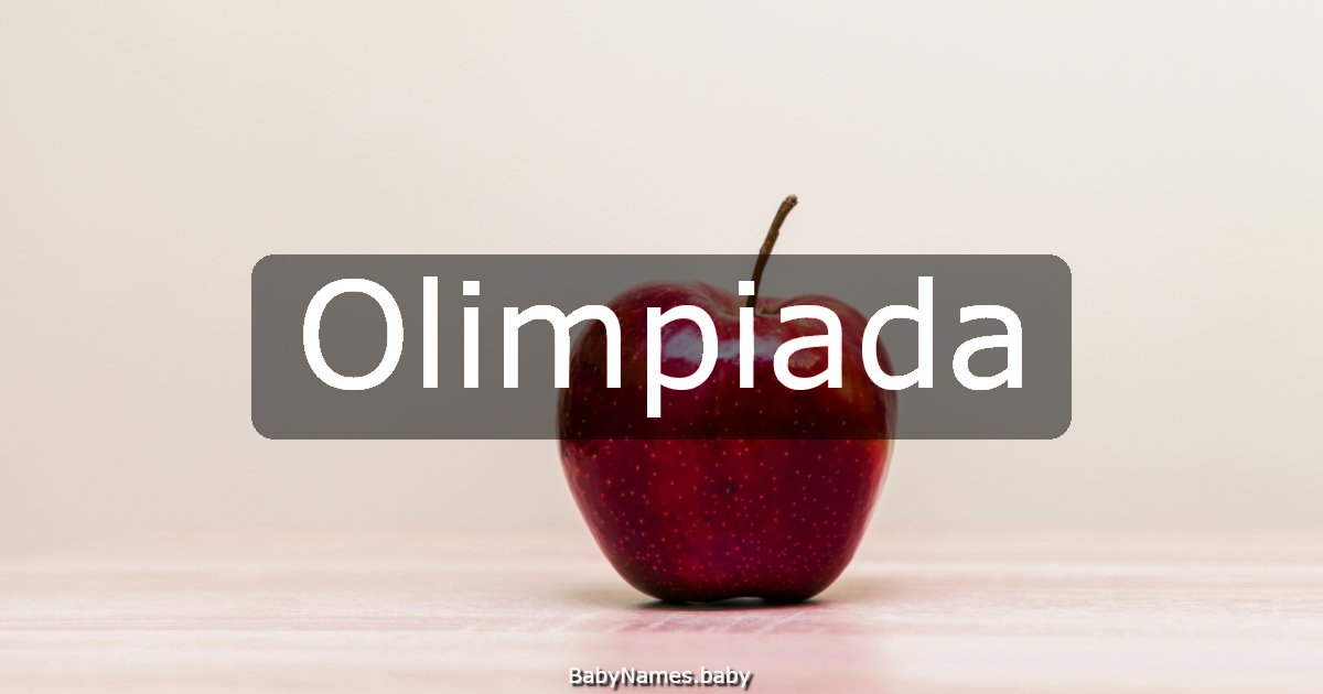 Olimpiada
