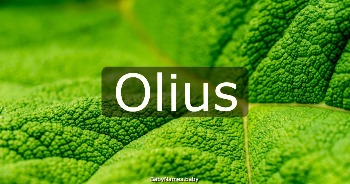 Olius