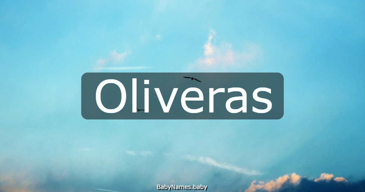 Oliveras