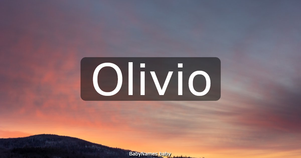Olivio