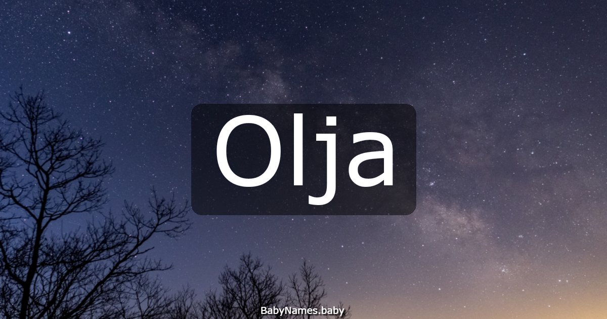 Olja