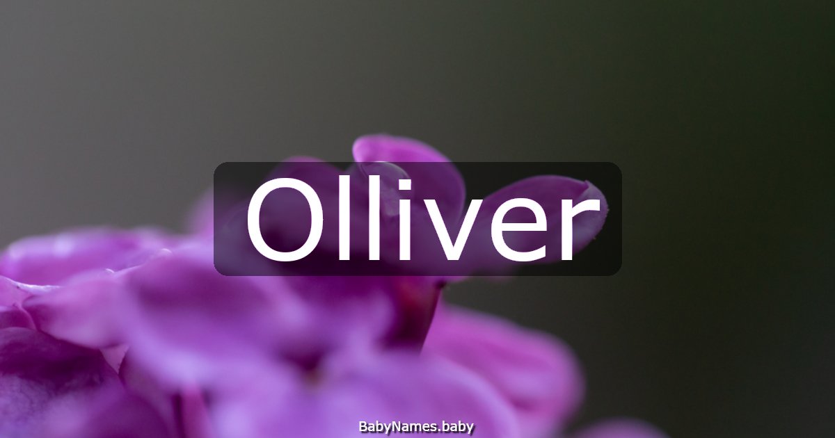 Olliver