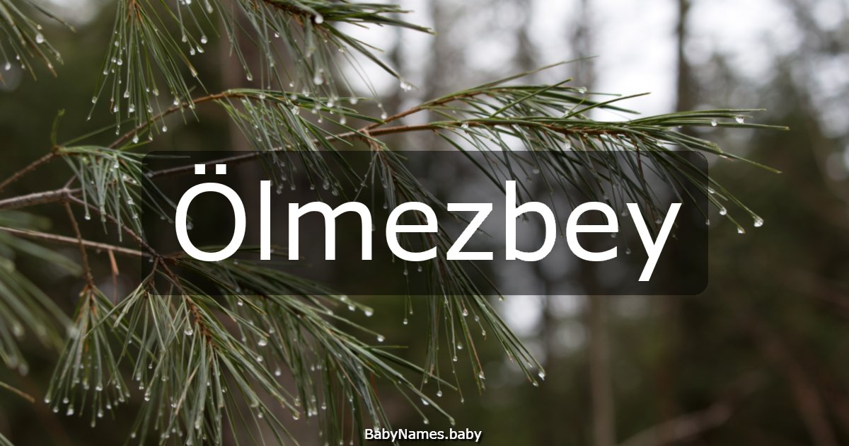Ölmezbey
