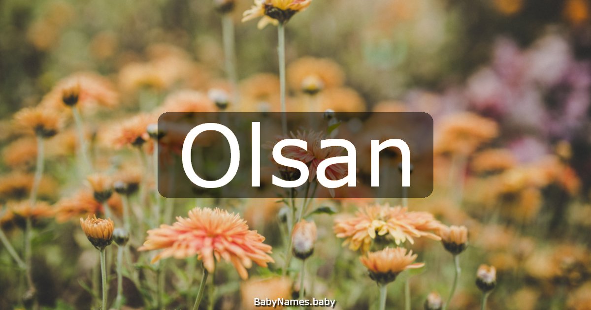 Olsan