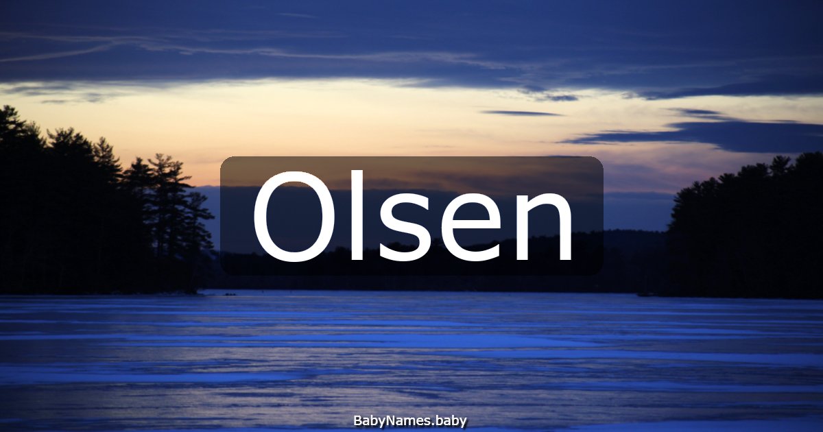 Olsen