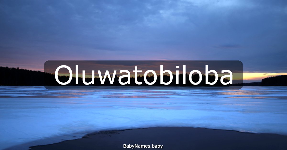Oluwatobiloba