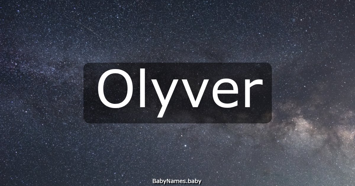 Olyver