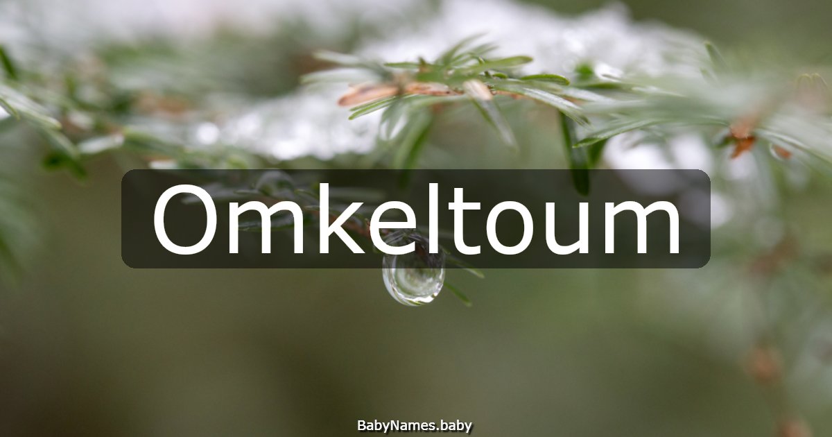Omkeltoum