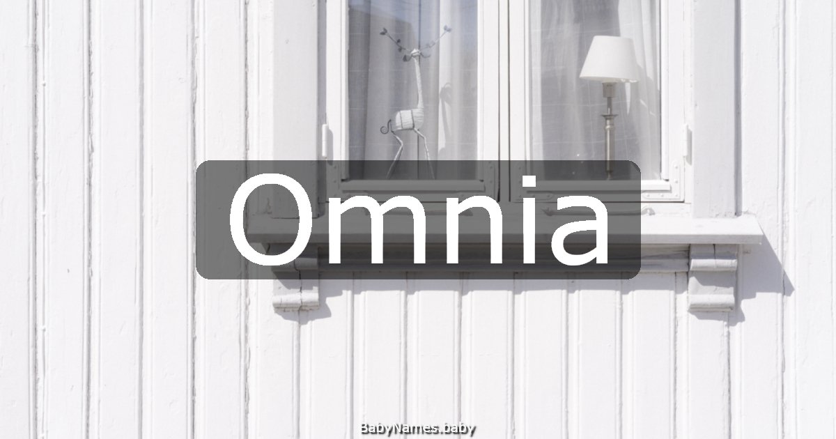 Omnia