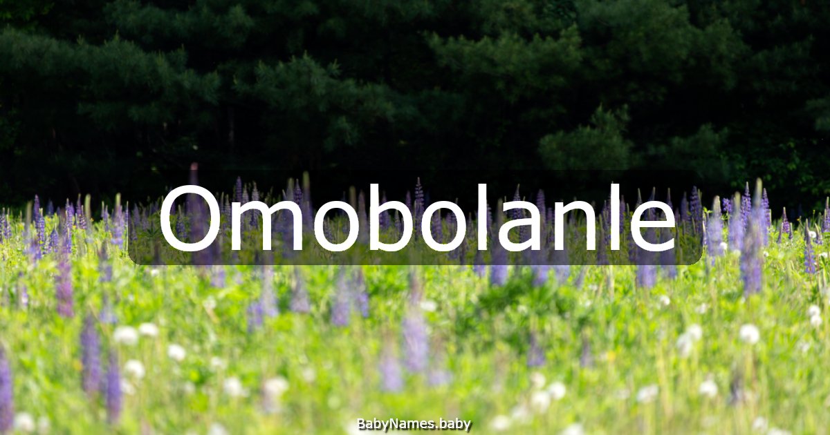 Omobolanle