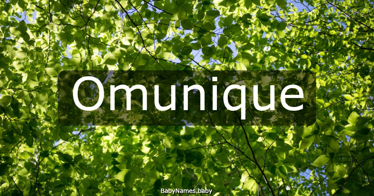 Omunique