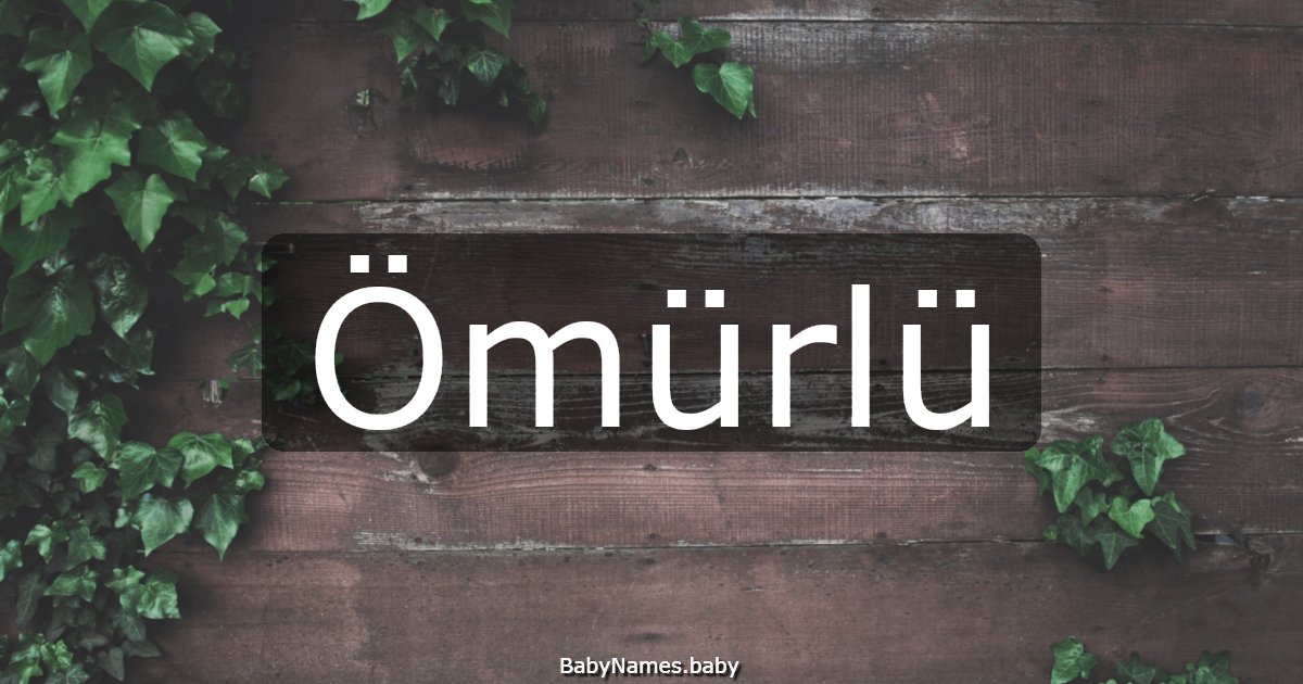Ömürlü
