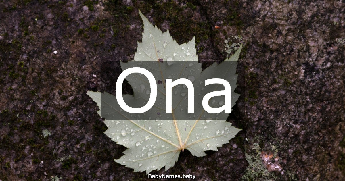 Ona