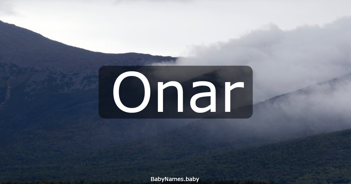 Onar