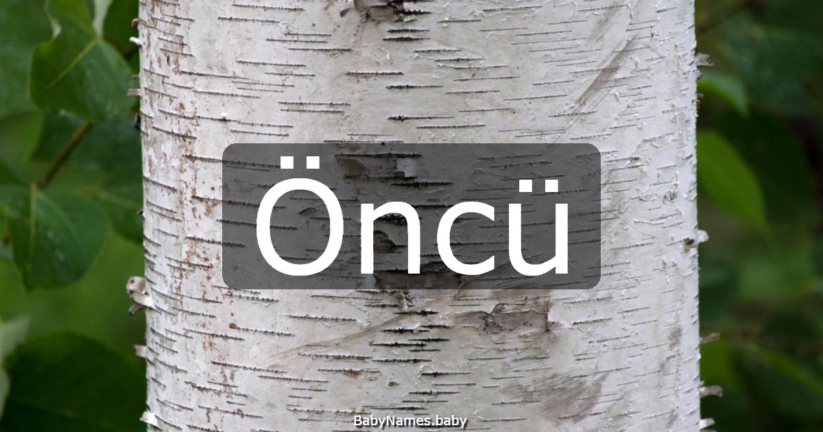 Öncü